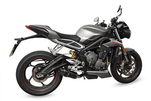Street Triple 765 Auspuff SP Diabolus Carbon Rund Stubby Carbon Auslass 2017 - Bild 1 von 12