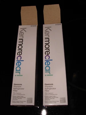 2 Pack 9690 Kenmore 469690 Replacement Refrigerator Water Filter by Kenmore - Image 1 of 4
