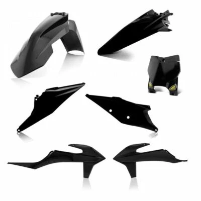 Kit de carrocería réplica Cycra 5 piezas para 19-22 KTM 125 SX - negro Foto 1 de 3