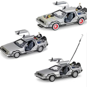 Welly 1/24 Back to the future I II III Time machine Delorean Diecast Car model - Picture 1 of 12