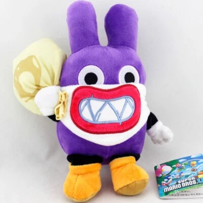 Super Mario Bros. Wonder Nabbit Rabbit Thief 8 inches Plush Toy Game World Teddy - Image 1 of 3