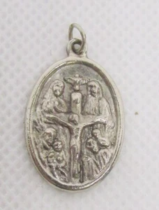COLGANTE OVALADO PLATA ESTERLINA 925 SANTOS CATÓLICOS 29X16MM ~ 2,4G - Imagen 1 de 3