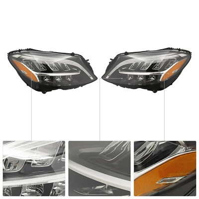 Pair Full LED Headlights For Mercedes-Benz C300 C43 C63 W205 2019 2020 2021 L+R Foto 1 de 4