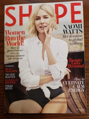 Shape Magazine - Featuring Naomi Watts - Women Run The World! -  September 2019 Foto 1 de 2
