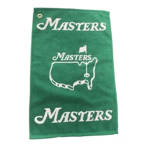 2024 Masters Green and White Woven Golf Bag Towel Augusta National - Picture 1 of 2