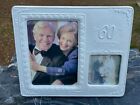 New! "Our Wedding Day & Our 60th Anniversary" Ornate Photo Frame 11"x9.25"