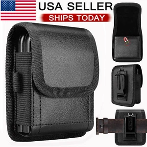 Phone Holster Pouch Wallet Belt Clip Case Holder For Samsung Galaxy Z Flip3 4 5G - Picture 1 of 7