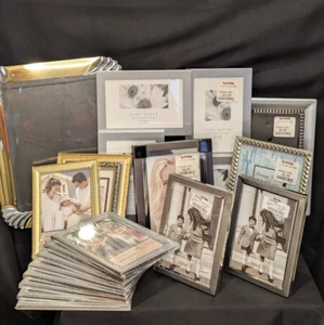 Lot of 17 Picture Frames – Mix of Ornate, Gold & Metallic, Some VTG, New - Picture 1 of 12