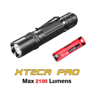 KLARUS XT2CR Pro LED 2100 Lumens USB-C Rechargeable Flashlight Torch - Image 1 of 4
