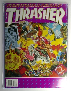 Thrasher Magazine March 1991 Robert Williams Cover Great Condition - Imagen 1 de 11