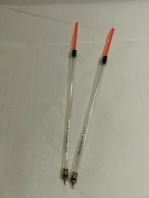 GALLEGGIANTE ALL' INGLESE PENNA TRASPARENTE PIOMBATOPESCA MARE 1+1 DUE PEZZI  - Immagine 1 di 2