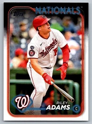 2024 Topps Riley Adams Washington Nationals #395 - Image 1 of 2