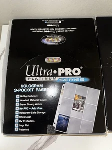 Ultra PRO Platinum Series QTY 25 - Refills 9-Pocket Pages - Picture 1 of 5