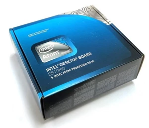 Carte mère de bureau Intel D510MO occasion en boîte processeur Atom inclus - Photo 1/2