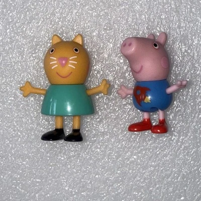 Peppa Pig and Princess Candy Cat 2.25" Figures (2003) - Image 1 of 2