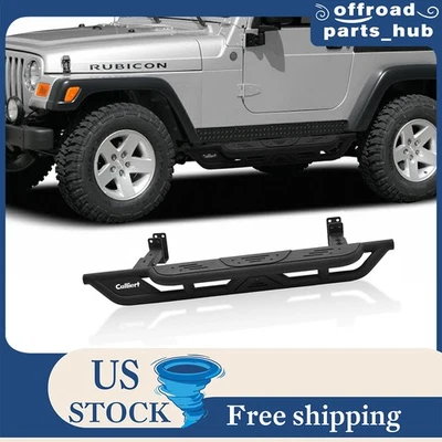 Sturdy Running Boards For 1997-06 Jeep Wrangler TJ 2 Door Side Steps Steel Foto 1 de 4