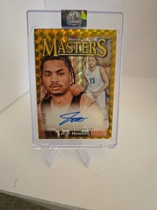 2024 Topps Finest Basketball Jett Howard Masters Rookie rifrattore automatico oro /50 - Foto 1 di 2