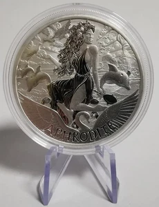 1 Oz Silber | Aphrodite Goddesses of Olympus | Goddessesdes Olymp 2022 TUVALU - Bild 1 von 2