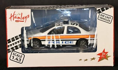 Vauxhall Omega Coche de Policía Metropolitana del Reino Unido 1:43 Diecast Hamley's como nuevo en caja Foto 1 de 4