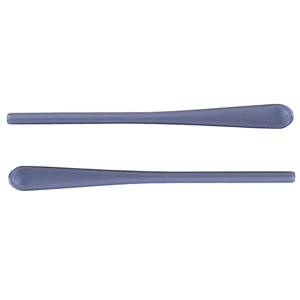 Brillen Bügelenden Acetat  Ø 1,2 mm Schmale Bügel Ersatzenden 65 mm Grau - Picture 1 of 6