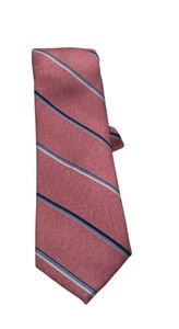 BAR III  Carnaby Collection  Craft Stripe Men's Necktie, Pink, OS - Picture 1 of 8