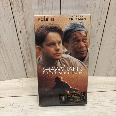 The Shawshank Redemption Tim Robbins Freeman R VHS New Factory Sealed Videotape - Image 1 of 4