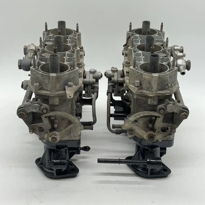 Par de carburadores Porsche 911 ZENITH 40 carbohidratos de estaño con colectores 911T Foto 1 de 4