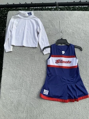 Disfraz de Halloween de los Gigantes de Nueva York para niñas talla M 5-6-usado Foto 1 de 3