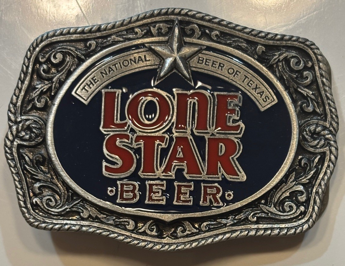 90's ヴィンテージ Lone Star Beer TEXAS ベルトバックル 90's ヴィンテージ Lone Star Beer TEXAS ベルトバックル Lone