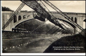 Schwebebahn Barmen Elberfeld Vohwinkel Sonneborn Brücke - Picture 1 of 1