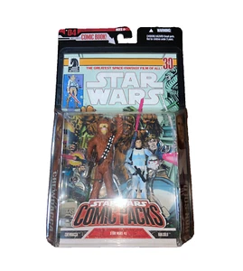 2006 STAR WARS #3 COMIC PACKS HAN SOLO + CHEWBACCA COMIC BOOK NEW - Imagen 1 de 4