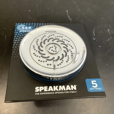 Speakman Showerhead Exhilaration 5 Setting in Polished Chrome SR-5000-E2 A3 - Image 1 of 4