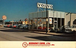 J2A109: VOLVO DEALER, NORTH KANSAS CITY, MO: VINTAGE CHROME POSTKARTE - Bild 1 von 2