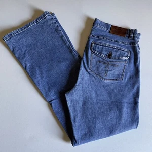 LRL Lauren Jeans Co Ralph Lauren Classic Bootcut Flap Pocket Jeans Women’s 10 - Picture 1 of 9
