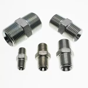 1/8" 3/8" 1/2" 1/4" 3/4"Male NPT Hex Nipple Connector Stainless 304 Pipe Fitting - Picture 1 of 9