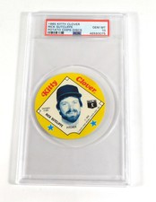 1985 Kitty Clover Rick Sutcliffe Potato Chip Disc Cubs PSA 10