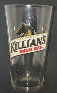 Vidrio de cerveza Geroge Killian's rojo irlandés 6"" de alto pinta excelente estado cristalería - Imagen 1 de 7