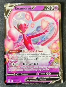 Pokémon TCG Enamorus V Sword & Shield - Lost Origin 082/196 Holo Ultra Rare - Picture 1 of 2