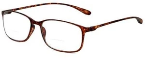 Calabria SUPER LIGHT WEIGHT Bi-Focal 720CB Reading Glasses Tortoise Havana +2.50