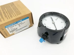 New Ashcroft 45-1279AS-02L-30/0IMV Duragauge Pressure Gauge 4-1/2" Dia. 30-0" Hg - Picture 1 of 4