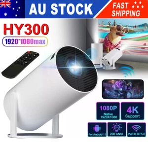 Portable Mini LED Projector WiFi Android Home Cinema Support HD 1080P Video HDM - Picture 1 of 24