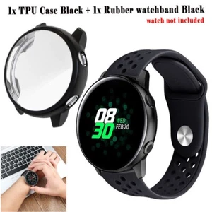 Odporne na wstrząsy etui TPU Gumowy pasek do zegarka do Samsung Galaxy Watch Active 40mm R500N - Zdjęcie 1 z 1