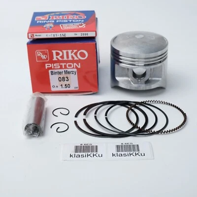 Kawasaki 200 KZ200 Z200 KLT200 поршневой комплект комплект негабаритный 1,50 новый из старых запасов большой диаметр - Изображение 1 из 4