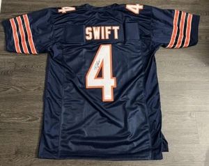 D'Andre Swift Chicago Bears Autographed Signed Jersey JSA COA - Picture 1 of 7