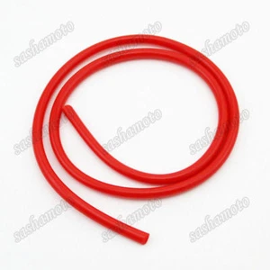 Red Fuel Gas Line Hose Tube Pit Dirt Bike Motorcycle ATV Quad Snowmobile Go Kart - Picture 1 of 4