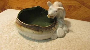 Antikes Porzellan Verkleidung Schwein von Trog - Bild 1 von 2