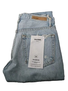 NWT GRLFRND Size 25 Karolina High Waist Distressed Jean Skinny Leg Button Fly - Picture 1 of 8