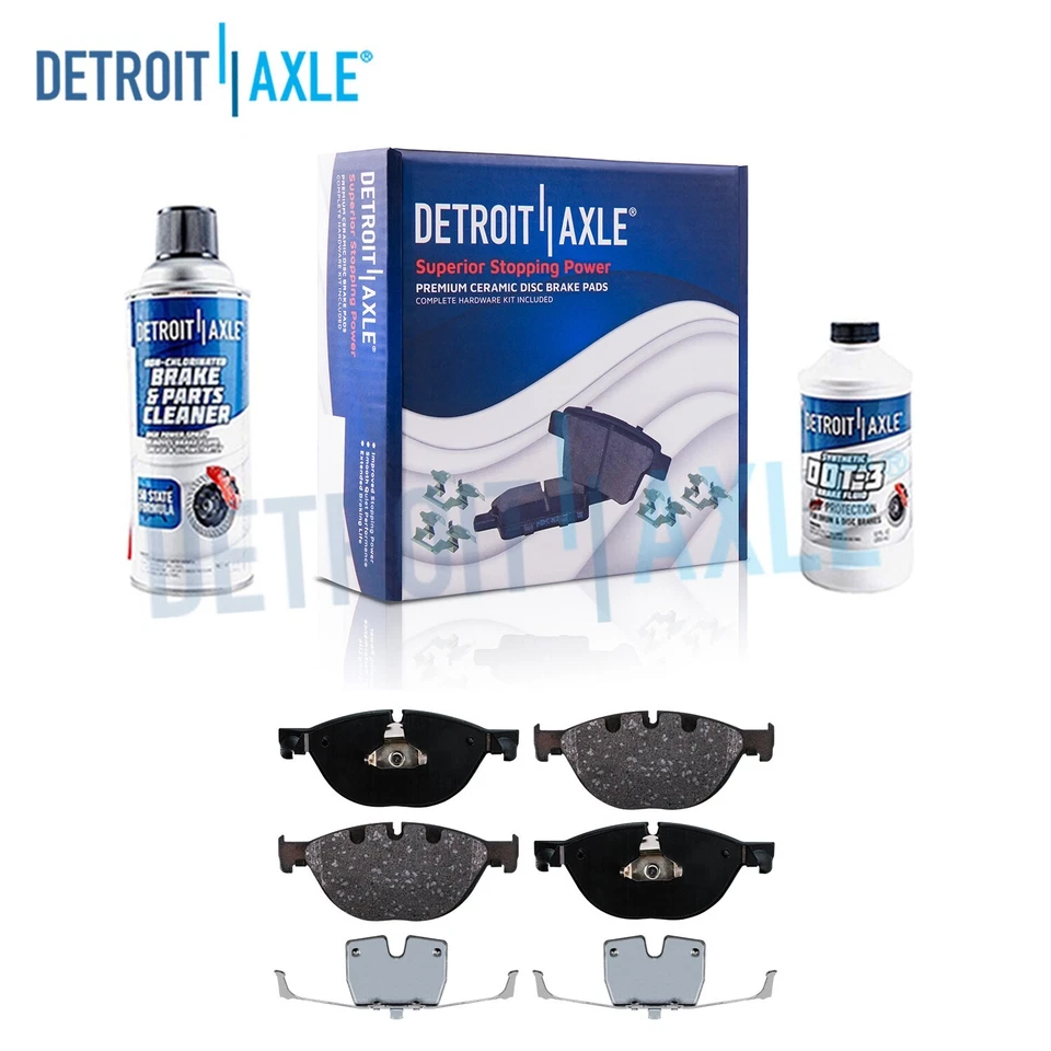 Front Ceramic Brake Pads for BMW 535i 550i xDrive 650i 740i 750i Activehybrid 7 - Image 1 of 4