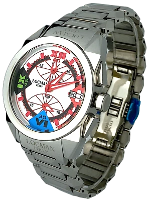Reloj de cuarzo LOCMAN Cavallo Pazzo cronógrafo nácar REF 161 para hombre 40x47 Foto 1 de 4