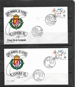 Mundial Futbol España 82 Valladolid Sobres Primer Día año 1982 (ET-955) - Imagen 1 de 1